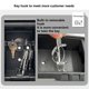 thumbnail image 4 of Caja Llaves con Combinación 4 Dígitos, Organizador Llaves con Contraseña para Montar en la Pared, Aleación Aluminio, para Guardar Llaves, con Cerradura Seguridad para Exteriores, 4 of 5