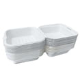 thumbnail image 2 of Recipientes para alimentos biodegradables 6x6 Take . Sellado con tapa con bisagras. Microondas, Caja desechable comidas para llev El 15x15x8cm BLESIY contenedores de concha, 2 of 7