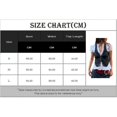 thumbnail image 2 of Hwmodou Women's Denim Vest Womens Casual Sex Drop Shoulder Ripped Crop Sleeveless V Neck Denim Jacket With Pockets Light Wash Denim Vest, 2 of 9