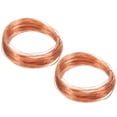 thumbnail image 1 of Unique Bargains Half Hard Copper Wire, 2Pcs 26Gauge/0.4mm Diameter 15m/49.2ft  Craft Wire, 1 of 5