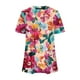 thumbnail image 5 of Puntoco Liquidación de blusas cortas para mujer Blusa informal de manga corta con cuello redondo a la moda para primavera/verano para mujer, 5 of 5