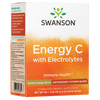 Swanson Energy C 1000mg Vitamin C Powder, with Antioxidants, B Vitamins and Electrolytes for Immune Support, Caffeine Free Vitamin C Supplement Fizzy Drink Mix, Orange Flavor -30 Count/1 Month Supply