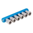 thumbnail image 3 of G1/4 Air Distribution Block Straight Air Hose Splitter Pneumatic Manifold 0-0.9Mpa Quick Connect Air Hose Splitter With Connector, 3 of 8