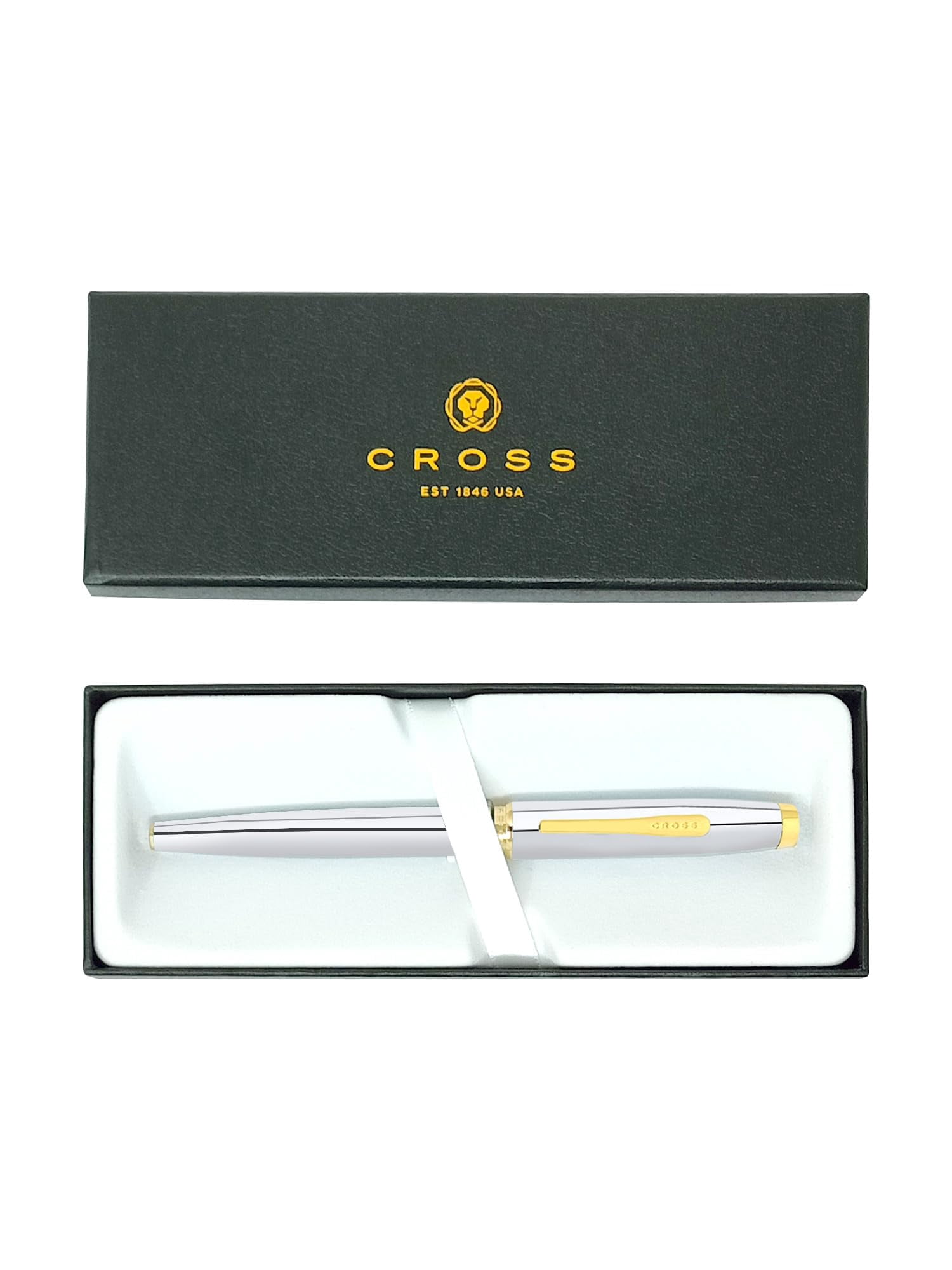 Cross Coventry Polished Chrome with Gold-Tone Fine Nib Fountain Pen