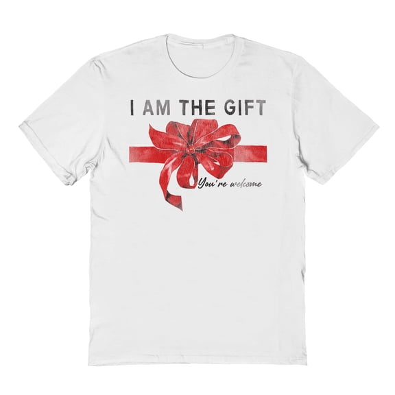 Haywood & Main I Am The Gift Graphic White Men's Cotton T-Shirt