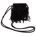 thumbnail image 1 of Bolso bandolera vintage con borlas y flecos para mujer., 1 of 7