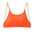 thumbnail image 7 of Wdgfv Butterluxe Adjustable Spaghetti Strap Sports Bras for Women - Scoop Neck Wireless Padded Yoga Workout Crop Top, 7 of 7