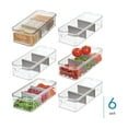 thumbnail image 2 of iDesign RPET Crisp Large Divided Bin, Set of 6, 2 of 5