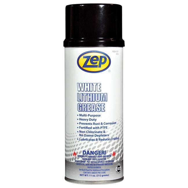 Zep Professional 019331701 Lithium Grease Aerosol Lubricant, White