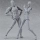 thumbnail image 1 of 14cm Artist Art Painting Anime Figure Sketch Draw Male Female Movable Body Chan Joint Action Figure Toy Model Draw Mannequin 0011 womenChina He Qiyong unisex, 1 of 1