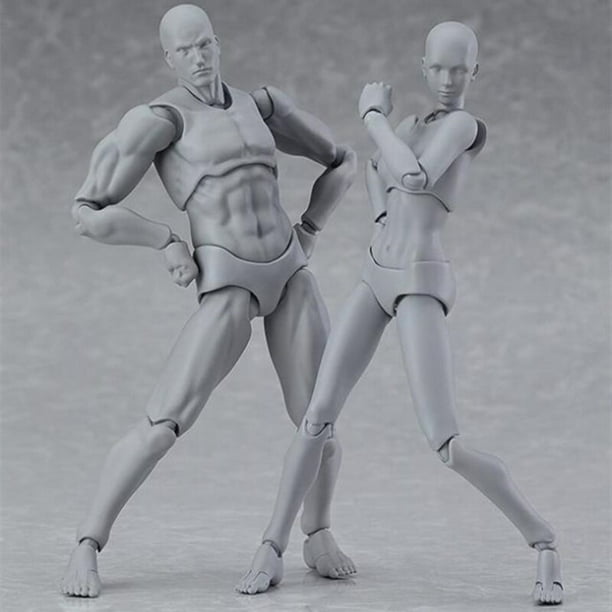 14cm Artist Art Painting Anime Figure Sketch Draw Male Female Movable Body Chan Joint Action Figure Toy Model Draw Mannequin 0011 womenChina He Qiyong unisex