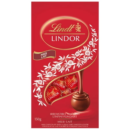 Sachet Lindt LINDOR Mini-boules au double chocolat, 100g