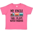 thumbnail image 3 of Inktastic My Uncle Still Plays with Trains Boys or Girls Toddler T-Shirt, 3 of 5