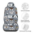 thumbnail image 5 of Yiaed Cute Dog Faces Print Car Seat Covers,Universal Auto Seats Protector Fits for Car,SUV Sedan,Truck,Automotive Seat Covers & Accessories(Two packs), 5 of 7