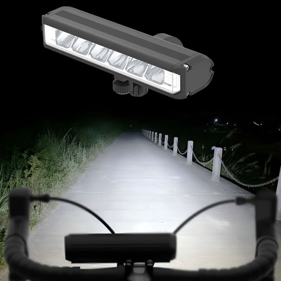HIBIBUD Ultra-Bright Bicycle Headlight, 1400 Lumens Bike Front Light with 4000Mah Rechargeable Battery, Waterproof Night Cycling Lamp