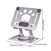 LUVNIMB Adjustable Computer Stand Foldable Laptop Bracket for Desk 360 Degree Rotatable Computer Stand for Notebook Laptop