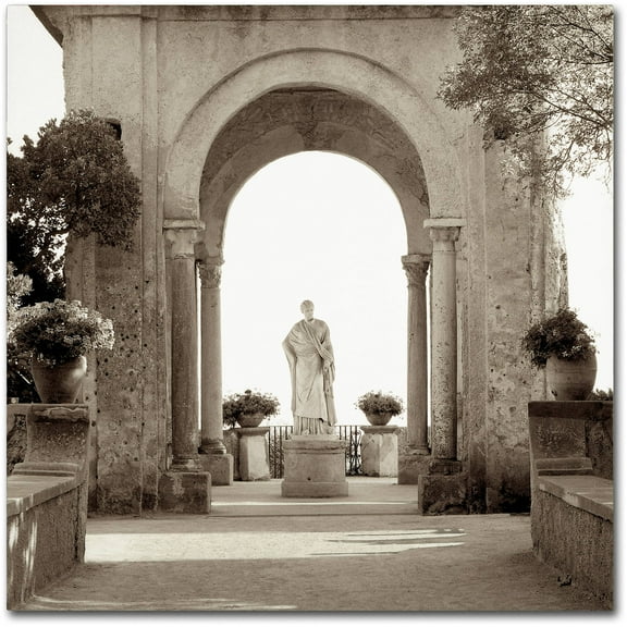 Trademark Fine Art "Giardini Italiano VIII" Canvas Art by Alan Blaustein