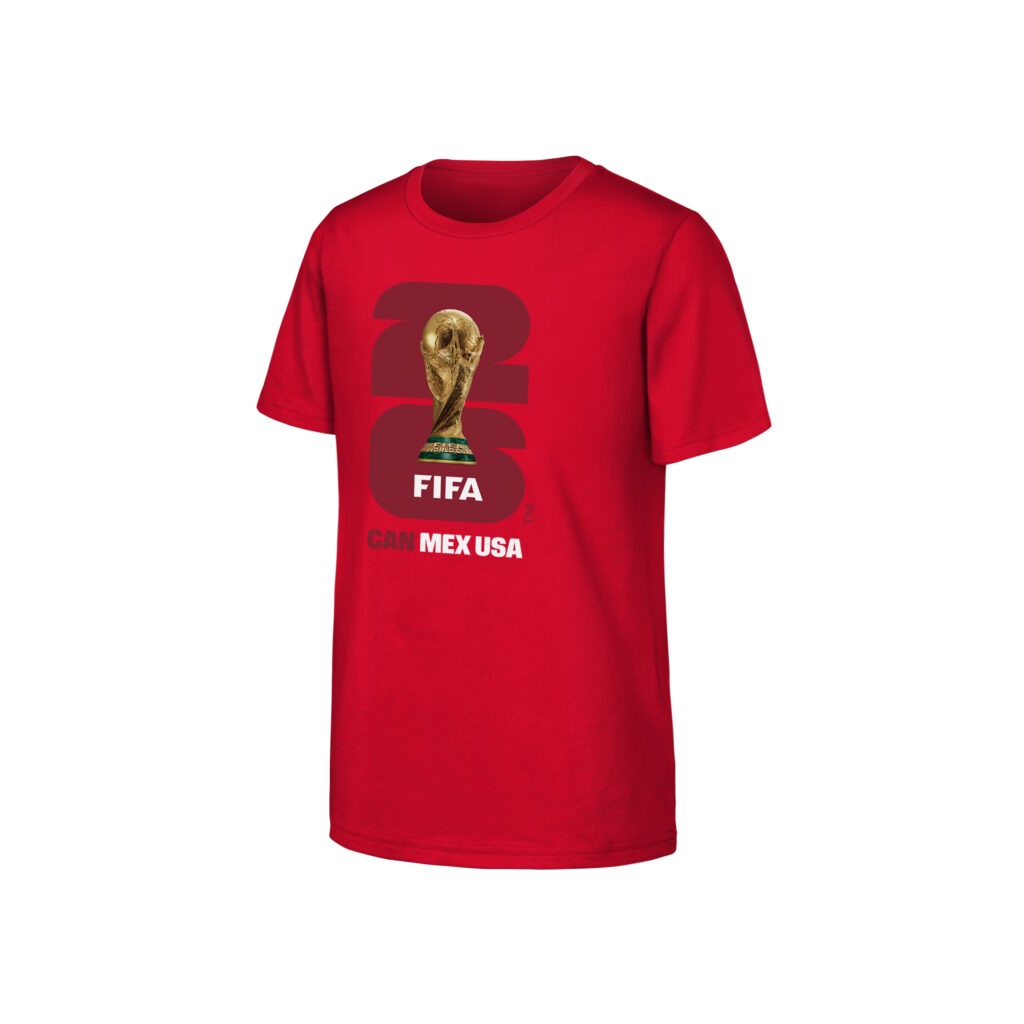 FIFAワールドカップ 2026 Tシャツ XL FIFA Youth Unisex Canada Red World Cup 2026 T-Shirt - Walmart.ca