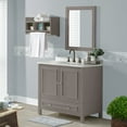 thumbnail image 5 of Alaterre Furniture Williamsburg 36 in. Bathroom Vanity - Freestanding Cabinet Without Sink - Wood Vanity with Soft-Close Doors, Gray, 5 of 9