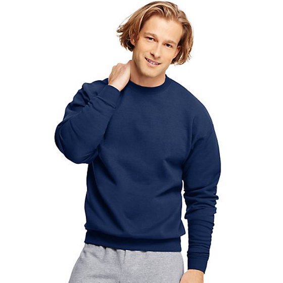Big Men's Ecosmart Medium Weight Fleece Crew Neck Sweatshirt