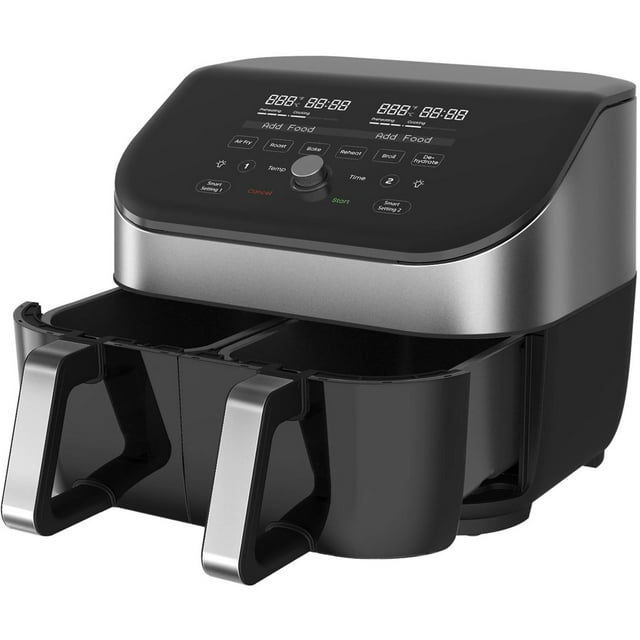 Instant Brands Vortex Plus Friteuse à Air Chaud en Acier Inoxydable de 8 Pintes avec ClearCook