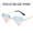 Blue Top And Pink Bottom, variant on Personalized Womens Sunglasses Small Frame Trendy Fashion Eyewear for Sun Protection, Outdoor Sports, Travel, Driving, and Parties