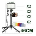 thumbnail image 2 of LED Photography Video Light Panel Lighting Photo Studio Lamp Kit With Tripod Stand RGB Filters For Shoot Live Streaming ,Photographic Equipment, 2 of 7
