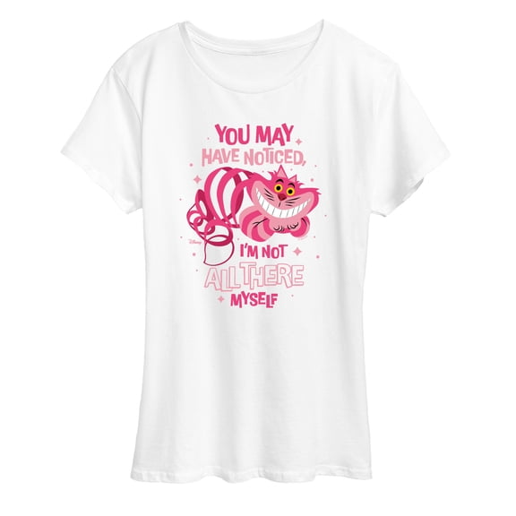 Alice in Wonderland - Not All There - Women's Short Sleeve Graphic T-Shirt