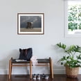 thumbnail image 3 of Art.com Elephant And Dog Sit Under The Rain Photographic Print by Mike_Kiev, Brown Frame Wall Art, 29" x 23", 3 of 5