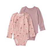 Carter's Child of Mine Baby ComfySoft Bodysuit, 2-Pack, Sizes Preemie-18 Months