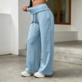 thumbnail image 2 of Jsaierl Womens Sweatpants Athletic Baggy Elastic Waist Trousers Casual Drawstring Work Jogger Pants with Pockets, 2 of 8