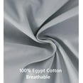 thumbnail image 6 of Shunjie.Home Bed Sheets Set 4 Pieces, 600 TC 100% Egyptian Cotton Bed Sheets, Breathable, Soft & Silky Sateen Weave Fits Mattress 8" Up to 18" Deep Pocket (Grey, California King), 6 of 8