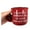 Red, variant on sunsanly 450ML Letter Ceramic Mug with Grip Handle Heat-Resistant Large Capacity Food Grade Multifunctional Tea Milk Coffee Water Drinking Cup Birthday Gift