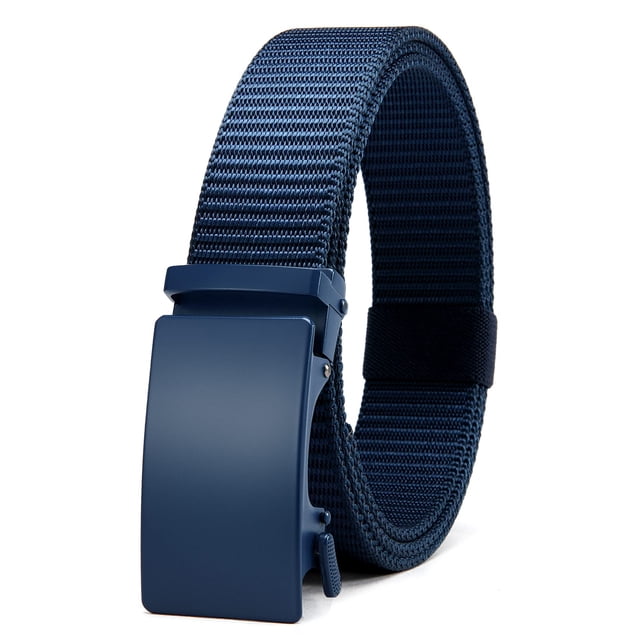 Cinturón CHAOREN de nylon azul marino con trinquete para hombre