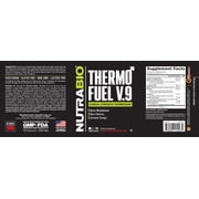 NutraBio ThermoFuel for Men and Women- Metabolism Booster and Appetite Suppressant-Thermogenic Fat Burner-180 Capsules