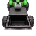 thumbnail image 5 of Arnahaishe 24V 4-in-1 Ride On Tractor Toys with Parents Control, 3-Speed Adjustable, LED, Music, Battery Powered Electric Excavator Gift for Kids, Green, 5 of 12