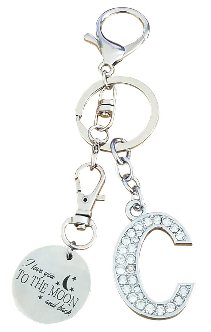 AM Landen Super Cute Letter C Key chain Best Gift Keychain to Your Love 
