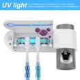 thumbnail image 4 of UV Cepillo De Dientes Limpiador Titular Dispensador Automático De Pasta De Dientes Para La Prevención De Infecciones Cruzadas, 4 of 7