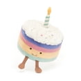 thumbnail image 4 of Jellycat Amuseables Rainbow Birthday Cake Stuffed Toy, Large 10 inches | Dessert Plush | Birthday Gift, 4 of 9