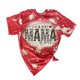 thumbnail image 2 of ICHUANYI Clearance Women Casual Short Sleeve Digital Tie Printing Round Neck Loose T-Shirt Blouse Day Tops(Red, M) ICHUANYI WER2023081201694, 2 of 3