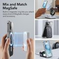 thumbnail image 4 of for iPhone 16 Pro Max Case, Compatible with MagSafe, Shockproof Military-Grade Protection, Magnetic Phone Case for iPhone 16 Pro Max, Classic Hybrid Case (HaloLock), Clear, 4 of 5
