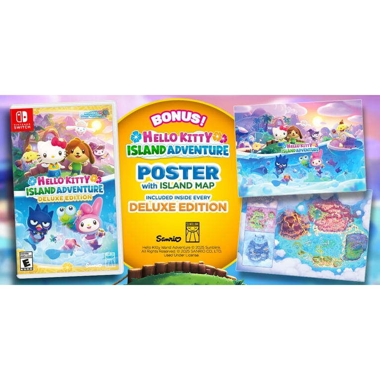 Free Shipping! Sunblink Hello Kitty Island Adventures Deluxe
