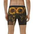 thumbnail image 4 of Disketp Rustic Sunflower Bouquet Men's Boxer Briefs Men’s Underwear Boxer Briefs for Men, 4 of 7