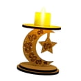 thumbnail image 1 of Candelabro de Ramadán, paquete de material de bricolaje, candelabro LED, adorno de luz, decoraciones de Eid Mubarak para interiores y exteriores, vacaciones Estilo B, 1 of 9