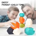 thumbnail image 3 of Juego de juguetes Balancing Stones Tucimibo Jumbo para niños pequeños, 3 of 6