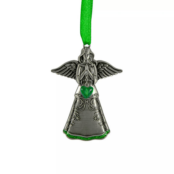 Praying Angel May Birthstone Hanging Ornament