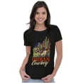 thumbnail image 3 of Cool Western Desert Urban Cowboy Womens Slim Fit Graphic Tee Brisco Brands S, 3 of 5