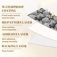 thumbnail image 6 of Peel and Stick Wallpaper Rose Hydrangea Floral Elegant Black White Vintage Wall Mural 17.7in x 9.8ft Self Adhesive Removable Wall Paper Renter Friendly Wallpaper for Nursery Bedroom Cabinets, 6 of 8