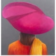thumbnail image 1 of Great BIG Canvas | Rolled Lincoln Seligman Poster Print entitled Magenta Hat, Saffron Jacket, 2014, 1 of 4