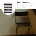 thumbnail image 2 of 1 juego de funda de asiento de silla plegable de lona de repuesto para silla de camping, 2 of 8